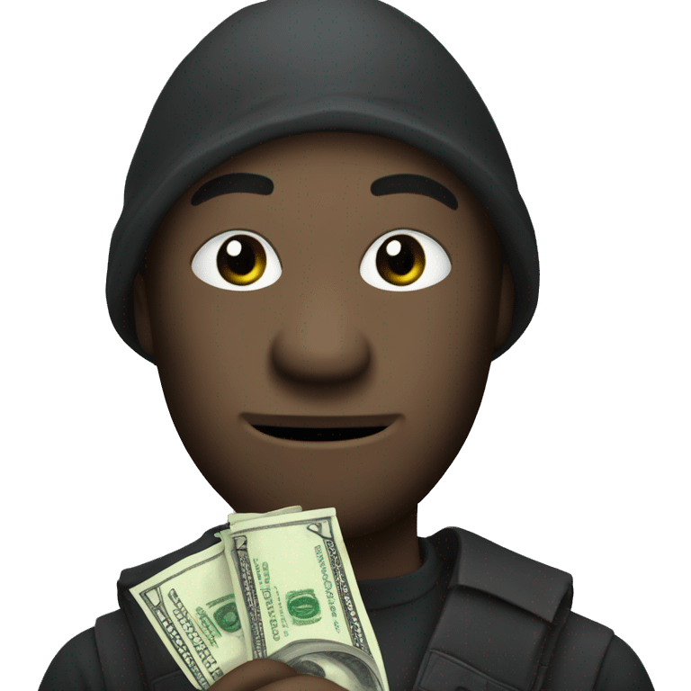 robber with money emoji