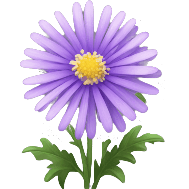 aster flower emoji