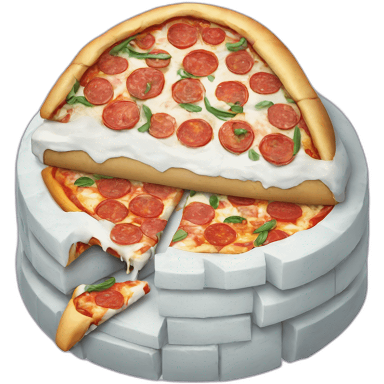 igloo pizza party emoji