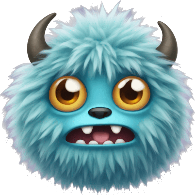 cute fuzzy monster emoji