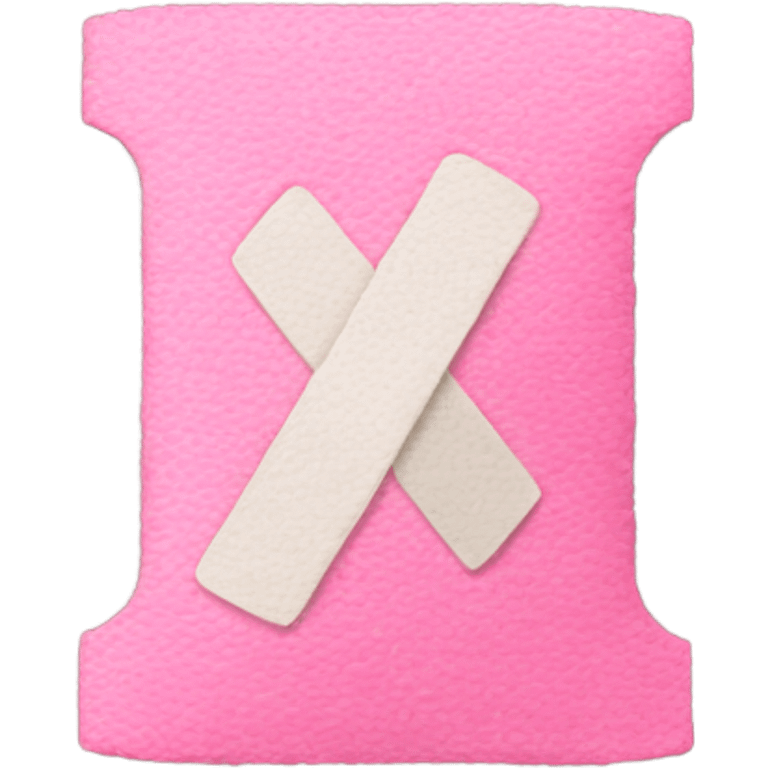 pink bandaid emoji