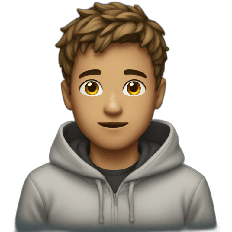 Hoodie boy emoji