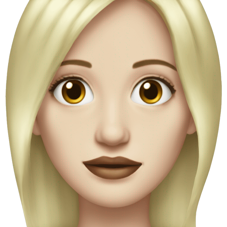 Eva Green with blonde hair emoji