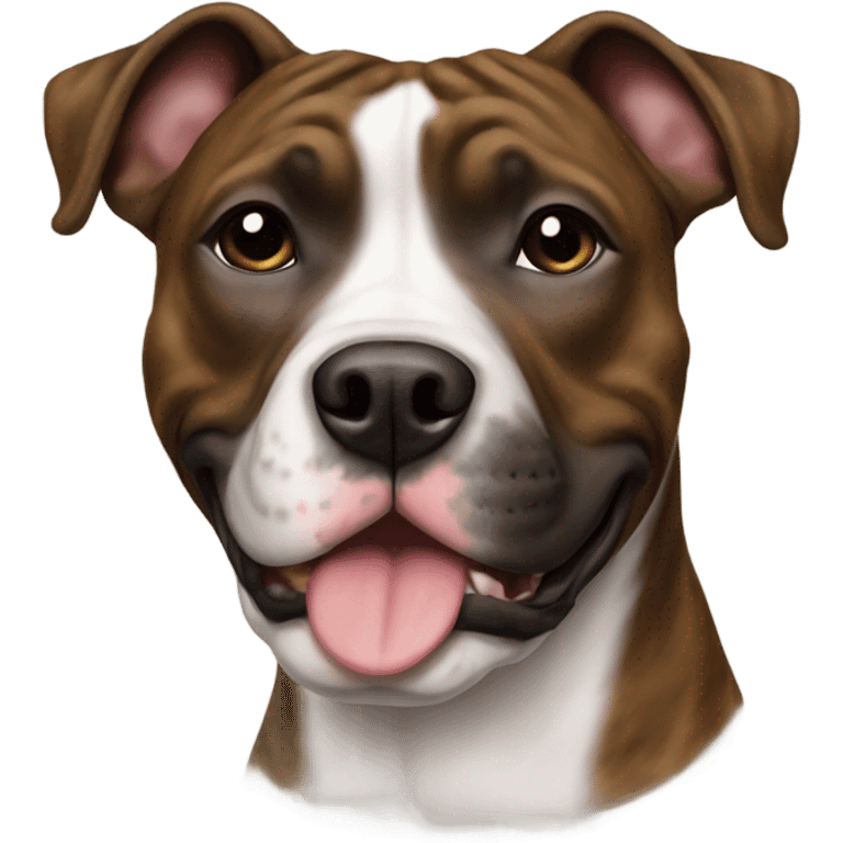 Brindle amstaff terrier  emoji