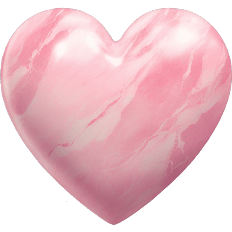 Pink Marble Heart emoji