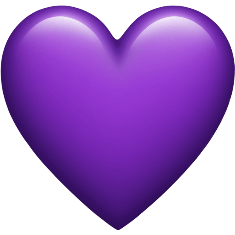 purple heart emoji