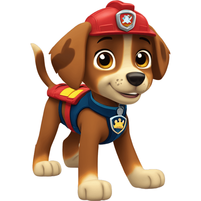 Paw patrol but it’s not a person place or thing.  emoji