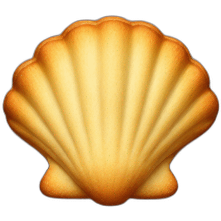 shell-shaped madeleine cake emoji