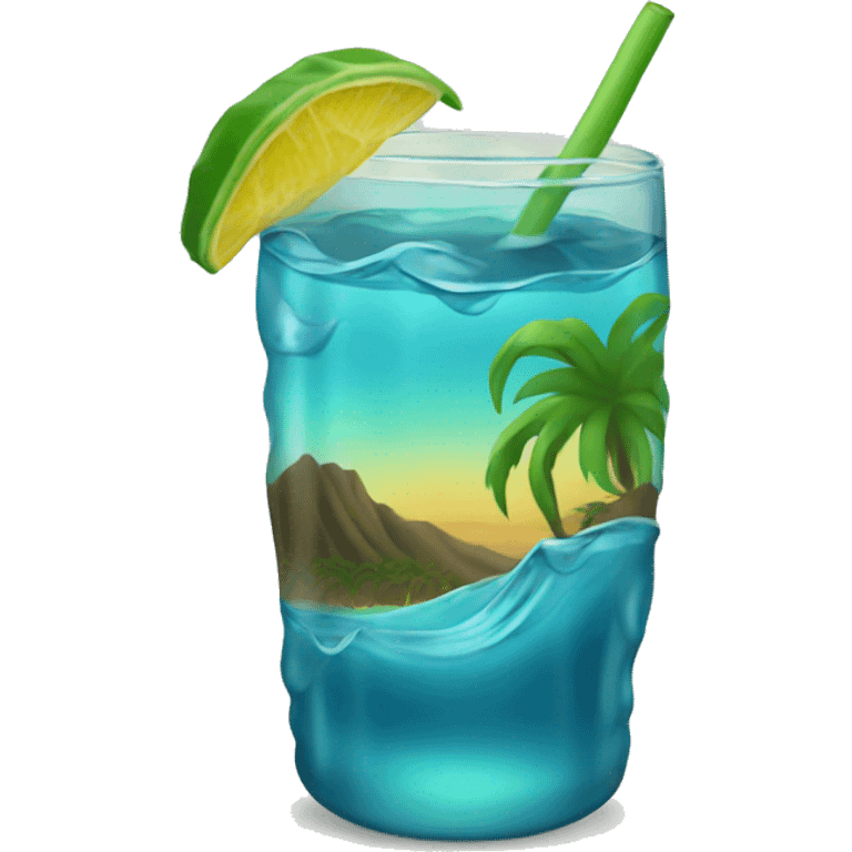 Agua de jamaica emoji