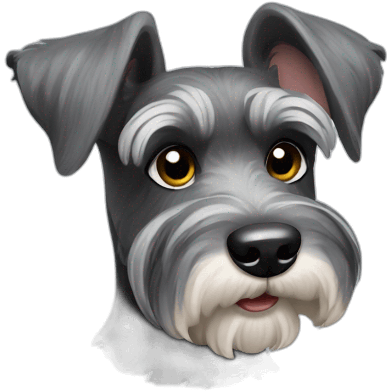 miniature schnauzer emoji