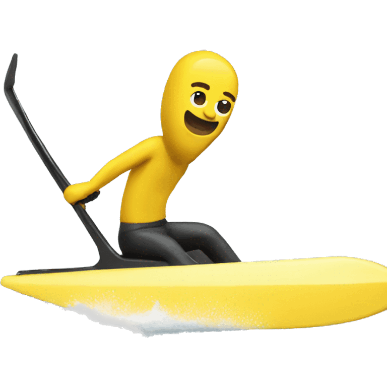 water skiing banana  emoji