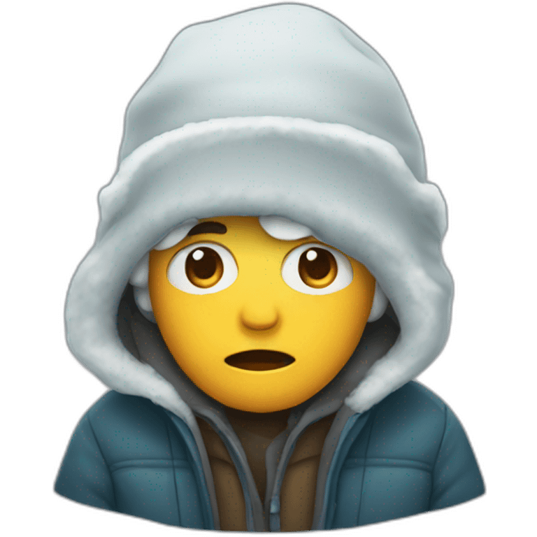 person who is cold emoji