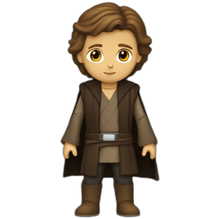 Anakin Skywalker entouré de jeune fille debout emoji