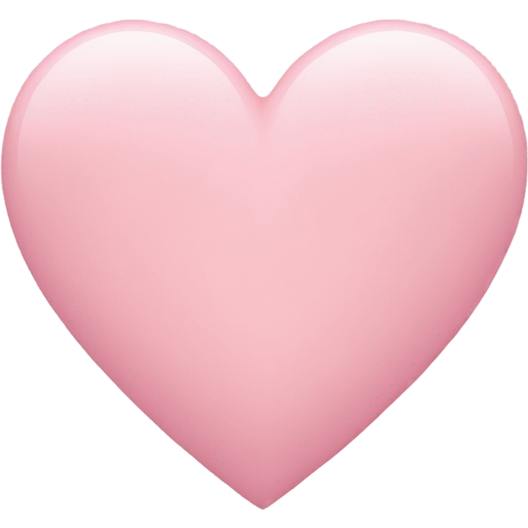 pastel pink heart emoji