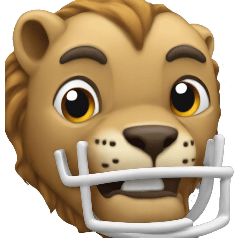 Lions football  emoji