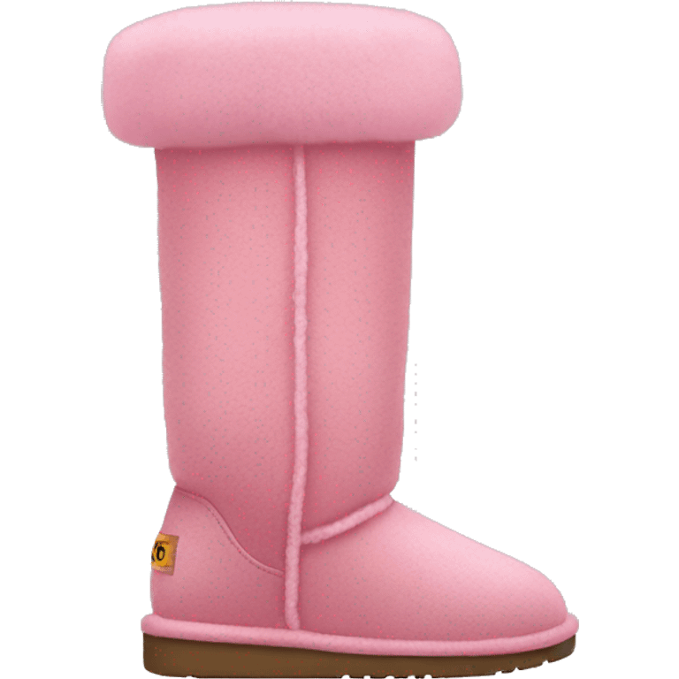 Ugg boots with pink fur emoji