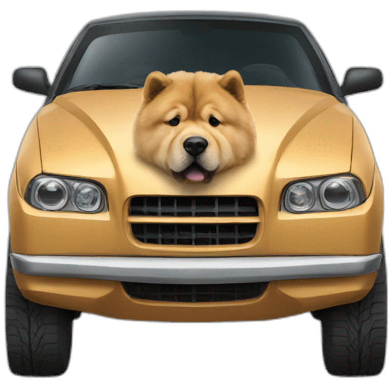 chow chow car emoji