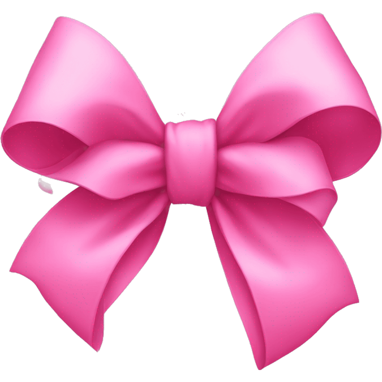 big pink bow emoji