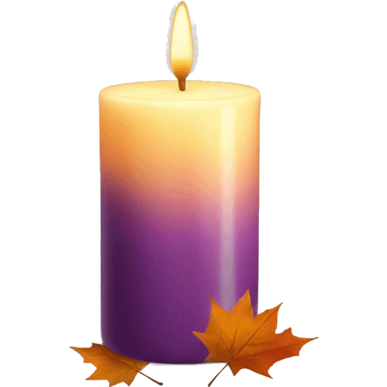 Lit Fall candle emoji