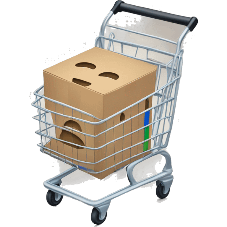 EBay box in trolly emoji