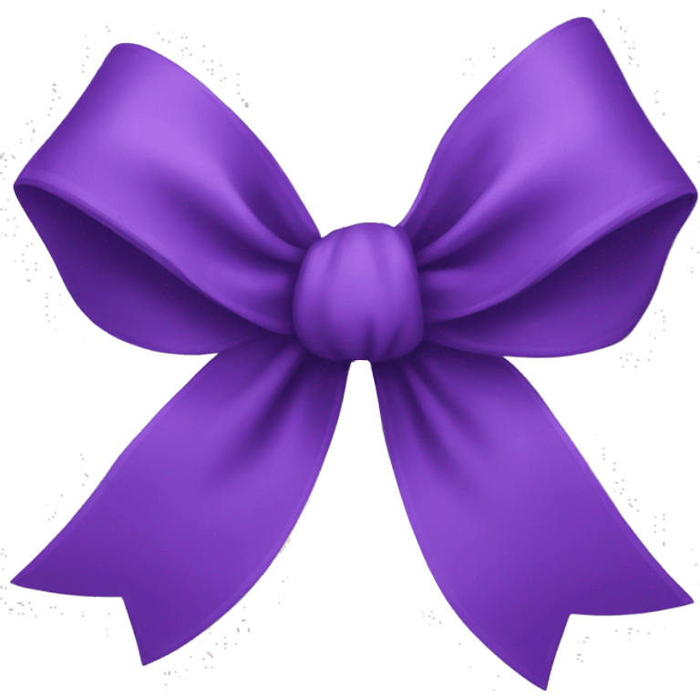 purple bow emoji