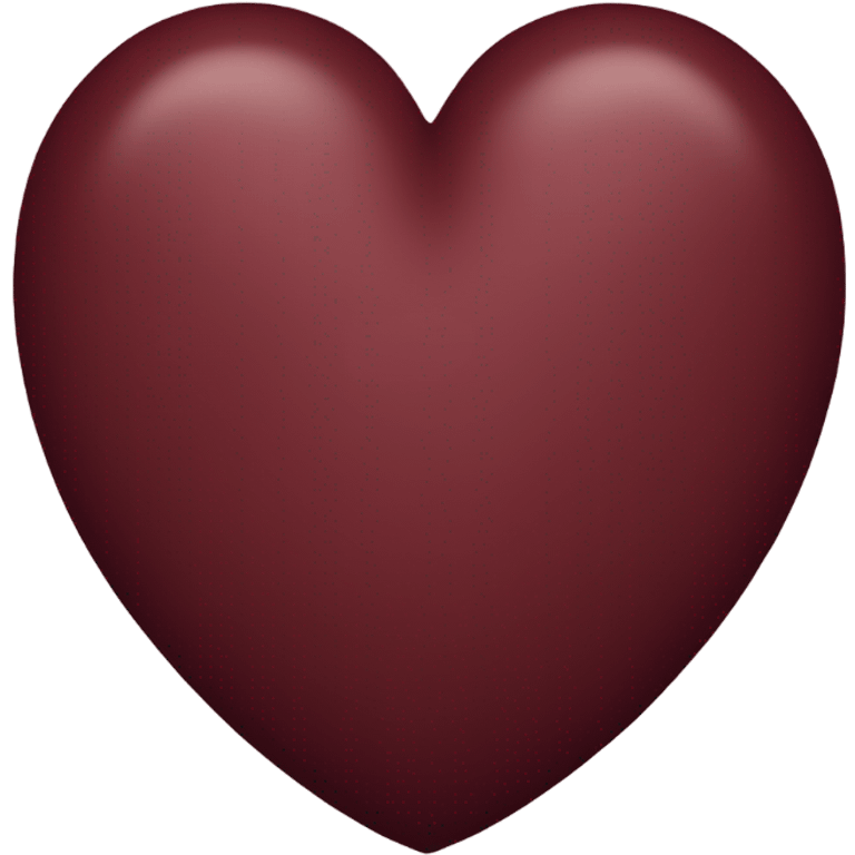 dark red heart emoji