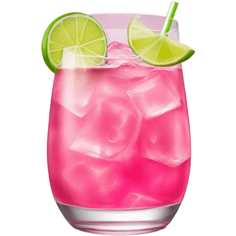 Pink drink emoji