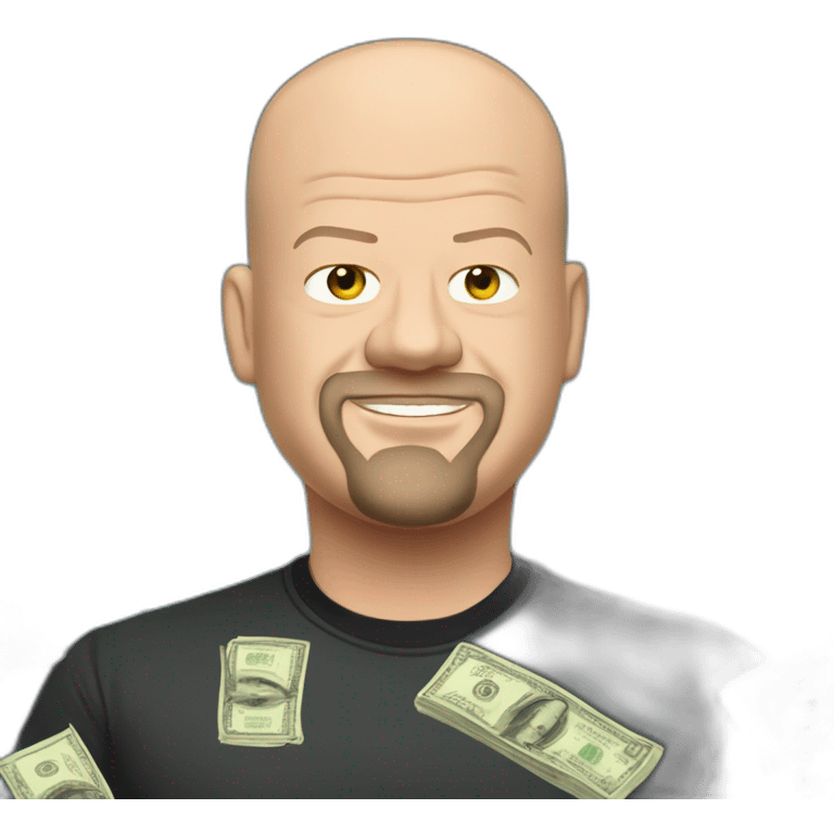 rick harrison from pawn stars with money rain emoji