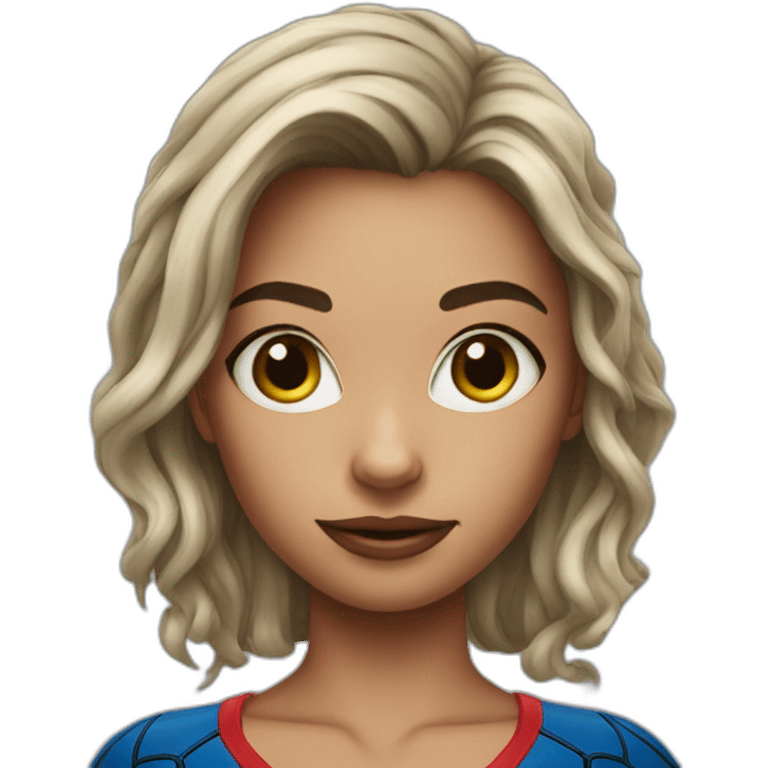 Girl Spiderman emoji