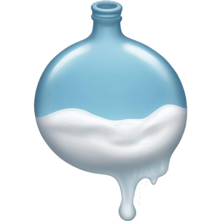 White liquid  emoji