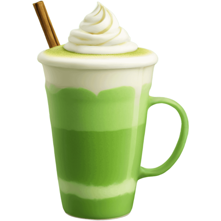 matcha latte hot  emoji