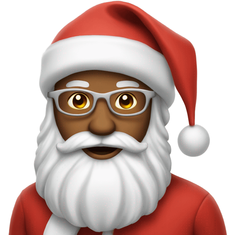 Cool Santa emoji