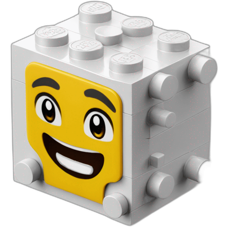 lego brick 3D emoji