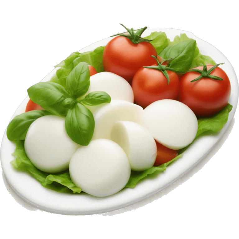 Mozzarella and tomato salad  emoji