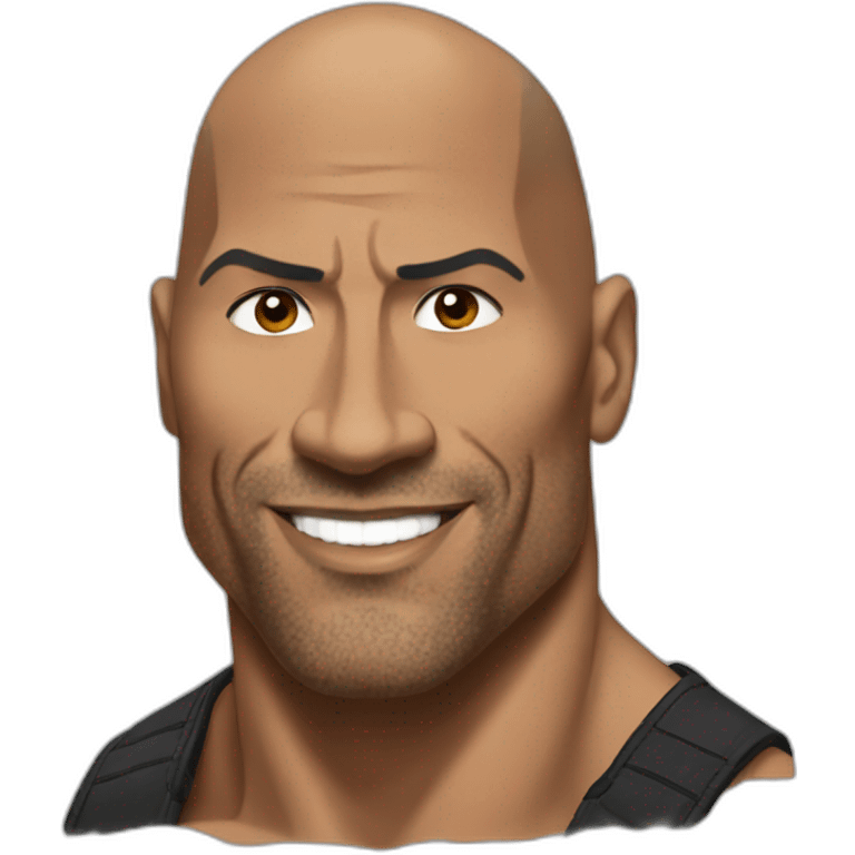 The rock dwahne johnson emoji