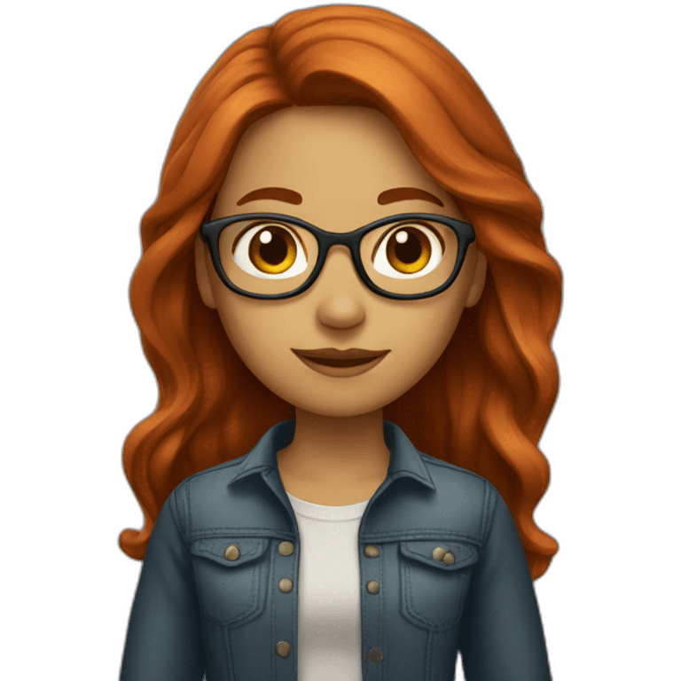 Girl-with-long-hair-red-head-eyes-brown-wearing-glasses emoji