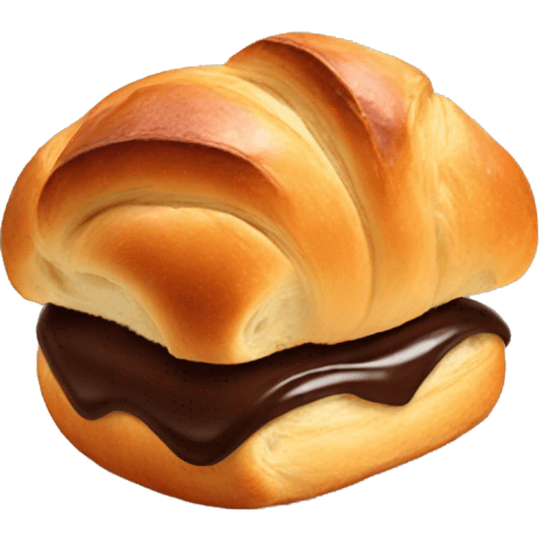 French pain au chocolat emoji