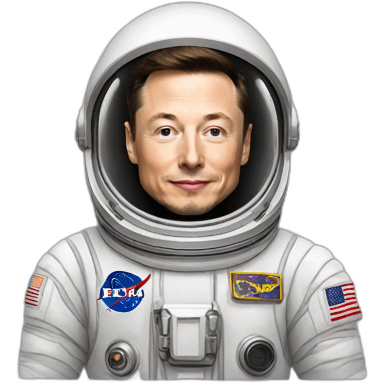 elon musk in astronaut suit emoji