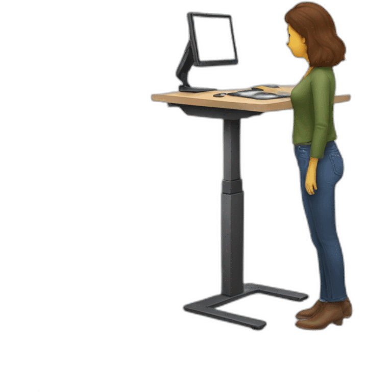 standing desk emoji