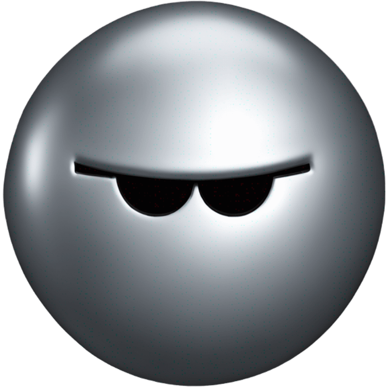 Metal Kirby ball emoji