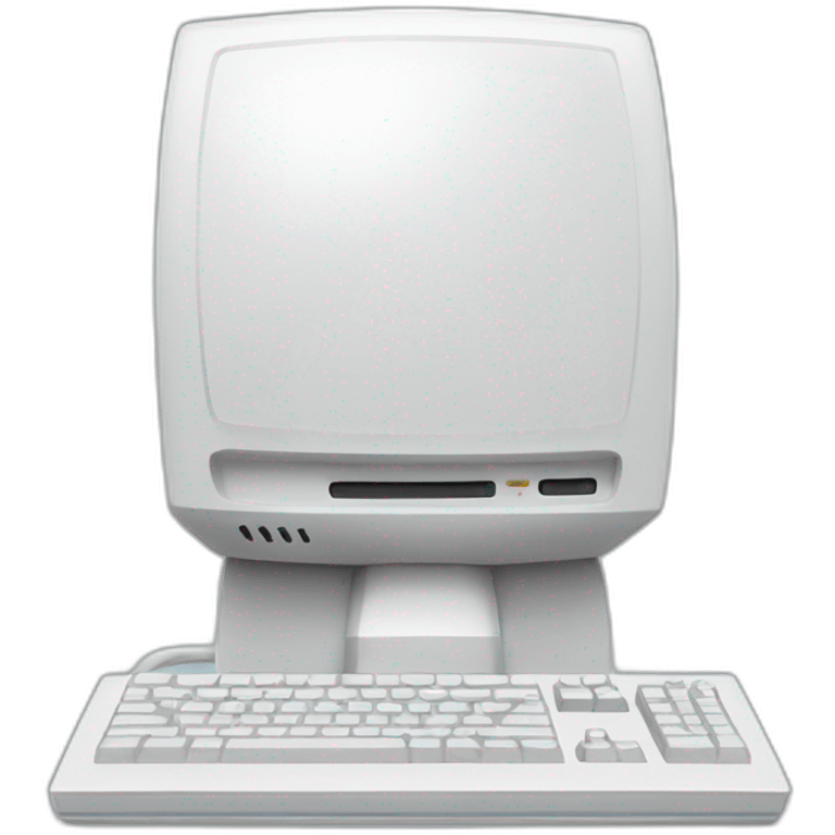 White gaming computer emoji