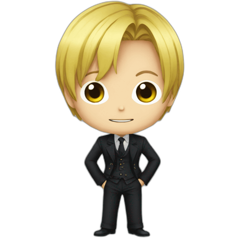 sanji from one piece as chibi emoji