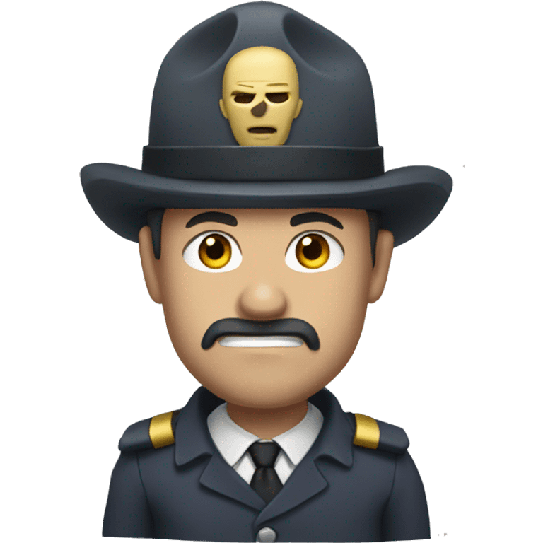 The warden from super jail emoji