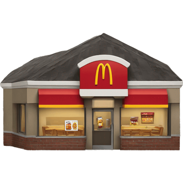 McDonald’s restaurant  emoji