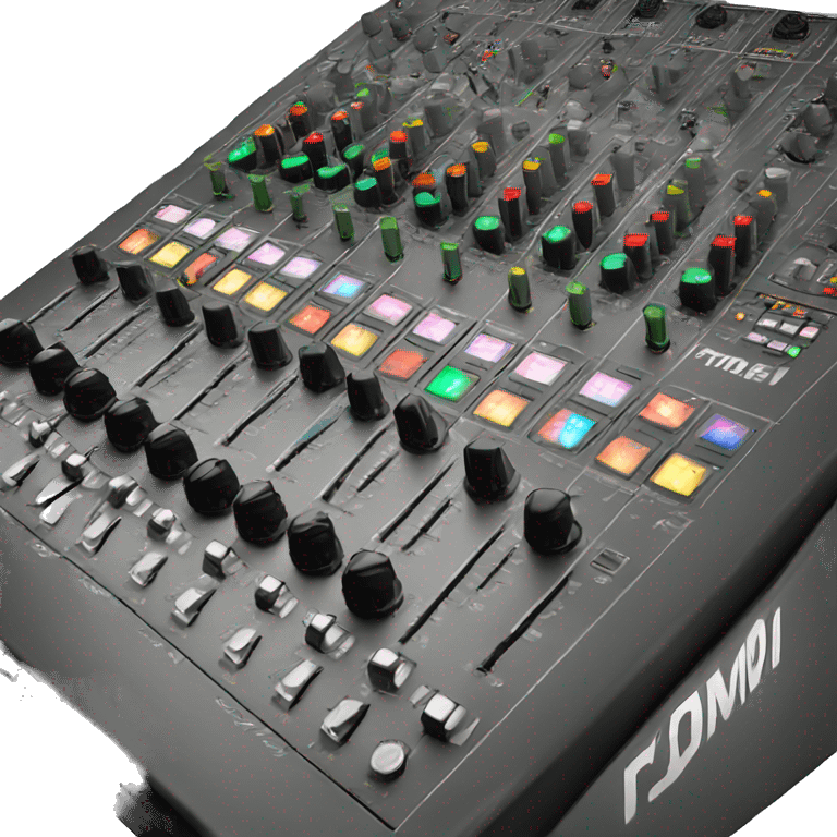 pioneer DJM mixer topview emoji