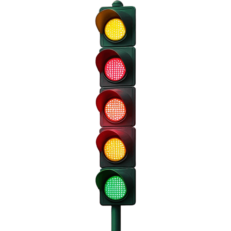 all-pink traffic light emoji