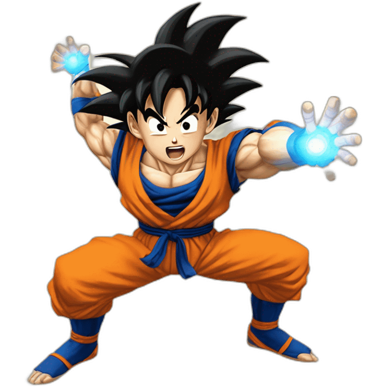 Goku kamehameha emoji