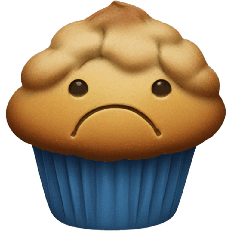 Muffin with rain under it  emoji