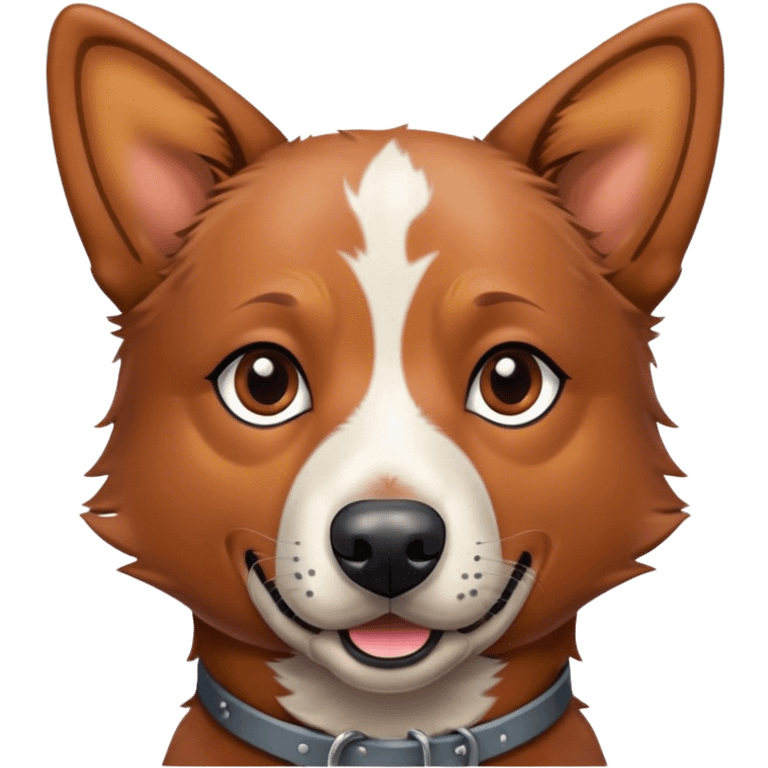 Australian cattle dog mutt emoji