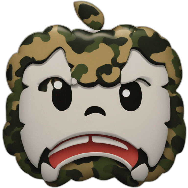 Bape x apple emoji